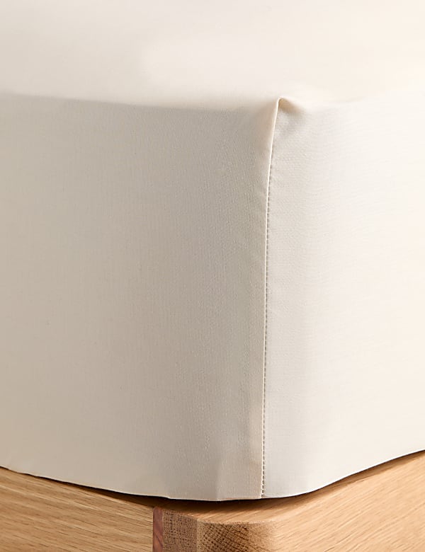 Egyptian Cotton Sateen 400 Thread Count Extra Deep Fitted Sheet - ES