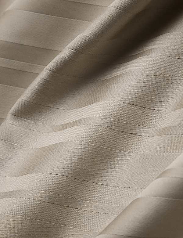 2 Pack Pure Cotton Stripe Jacquard Pillowcases - CZ