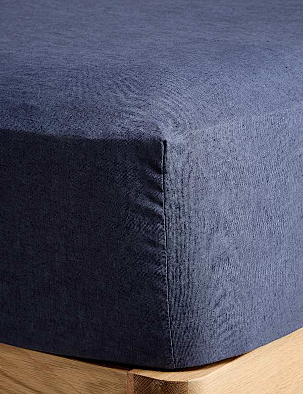 Pure Linen Extra Deep Fitted Sheet - CN