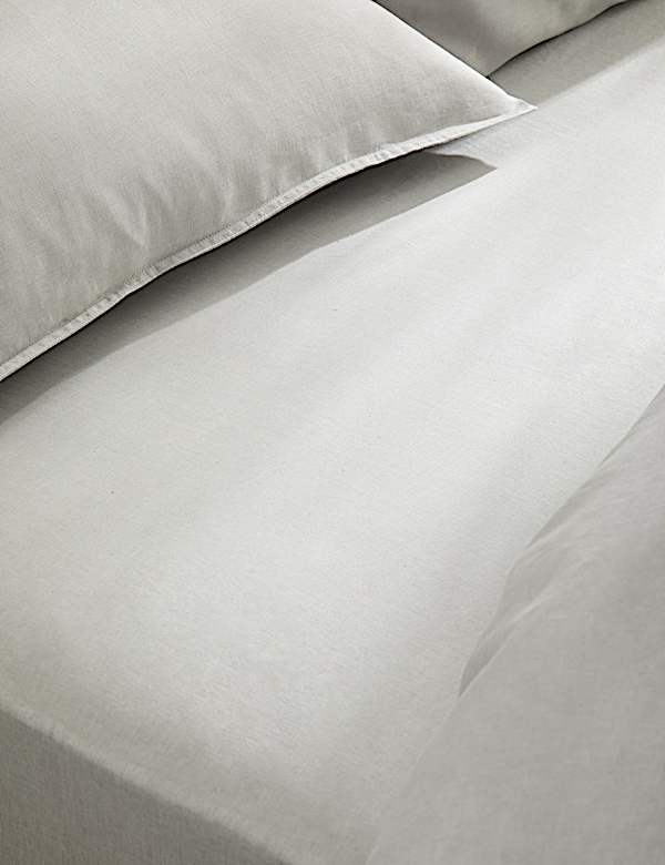 Pure Linen Extra Deep Fitted Sheet - VN