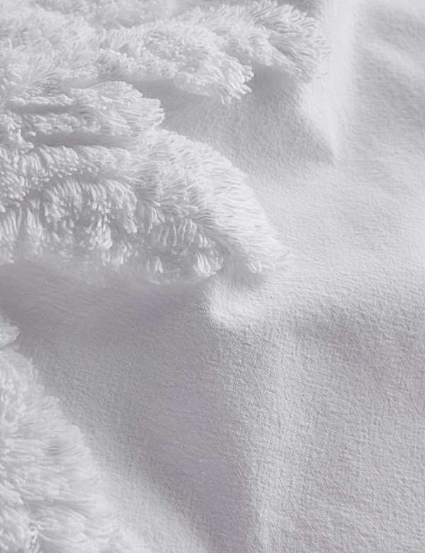 Pure Cotton Tufted Palm Bedding Set - BG