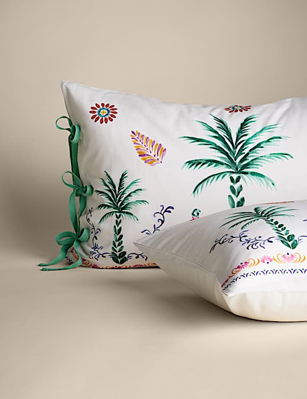 Pure Cotton Boho Paradise Tropical Bedding Set - HU