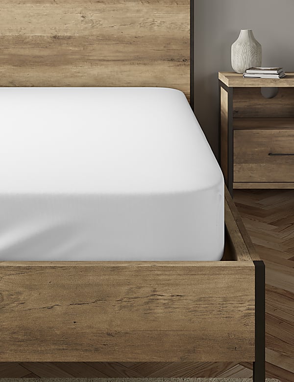 Cotton Blend Non Iron Fitted Sheet