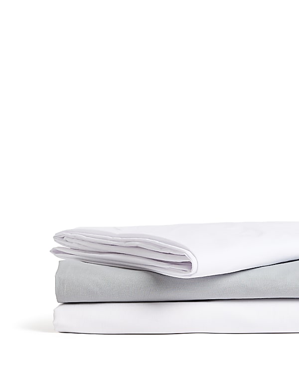 Cotton Blend Non Iron Fitted Sheet