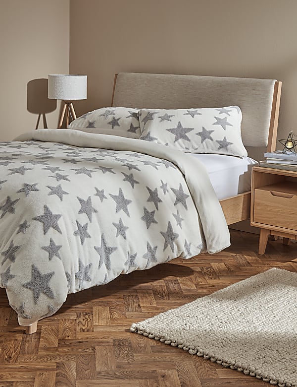 Fleece Star Bedding Set