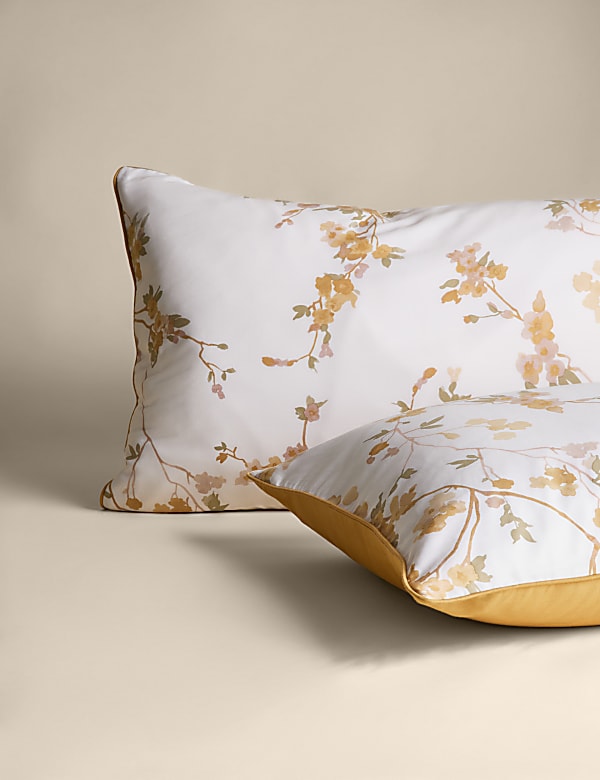 Pure Cotton Sateen Cherry Blossom Bedding Set - JE