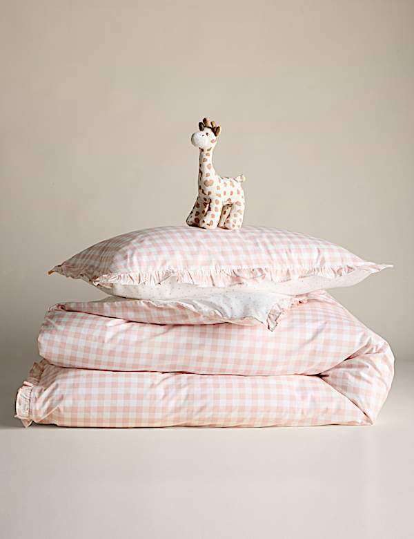 Pure Cotton Gingham Bedding Set - TW