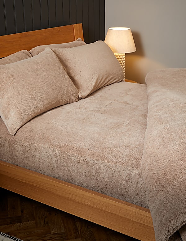 Teddy Fleece Deep Fitted Sheet - US
