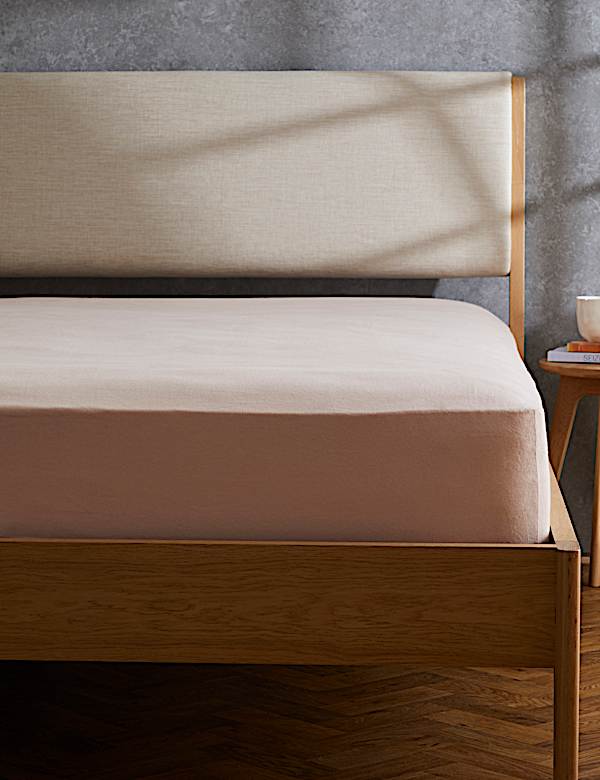 Pure Brushed Cotton Fitted Sheet