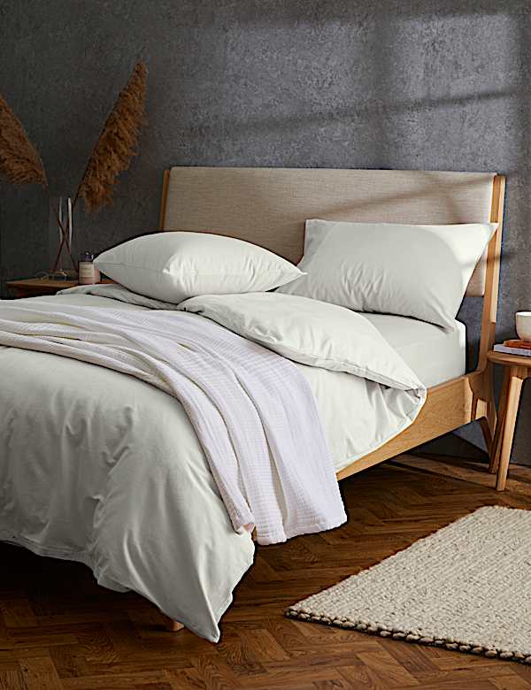 2pk Brushed Cotton Pillowcases