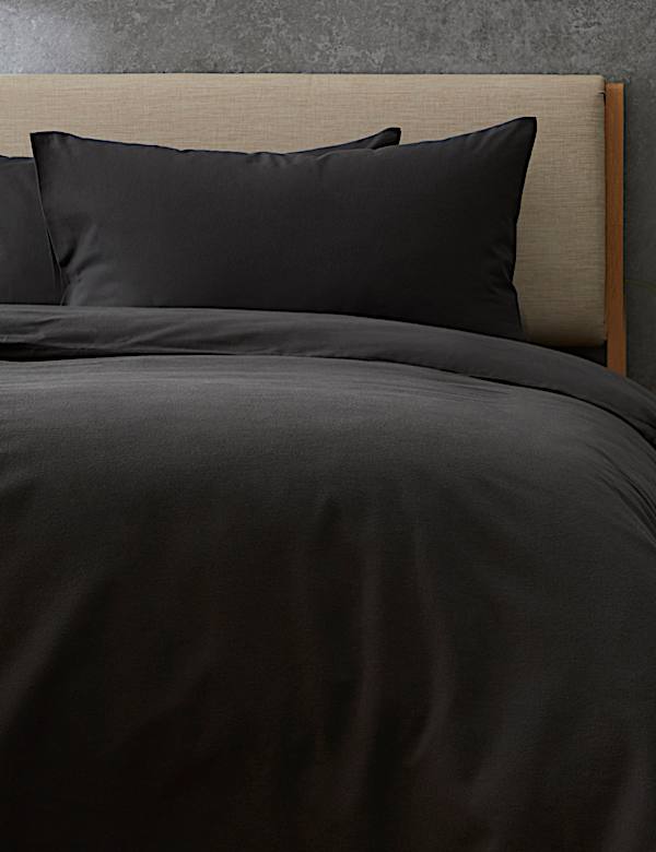 2pk Brushed Cotton Pillowcases
