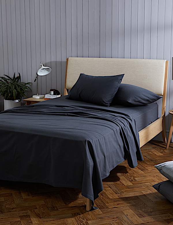 Pure Brushed Cotton Flat Sheet