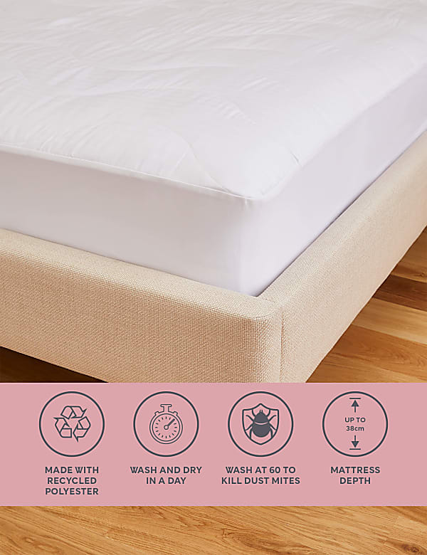 Supremely Washable Extra Deep Mattress Protector - GR