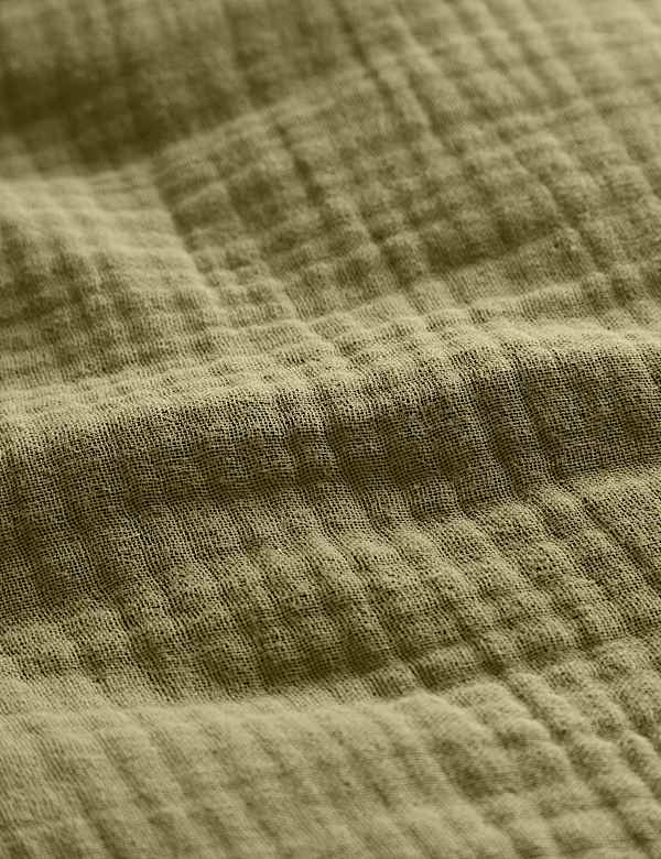 Pure Cotton Muslin Deep Fitted Sheet - FR