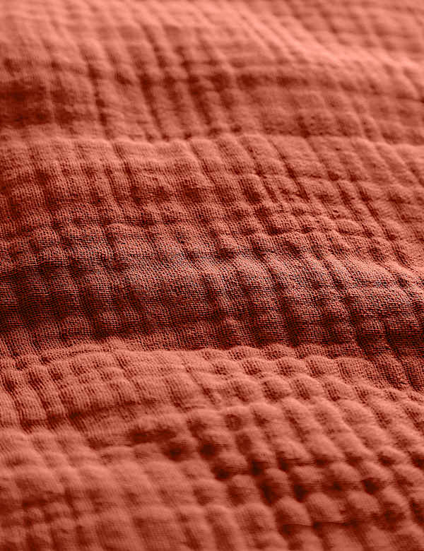 Pure Cotton Muslin Deep Fitted Sheet - US