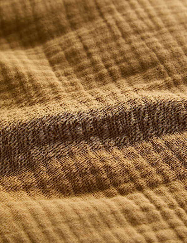 Pure Cotton Muslin Deep Fitted Sheet - FI