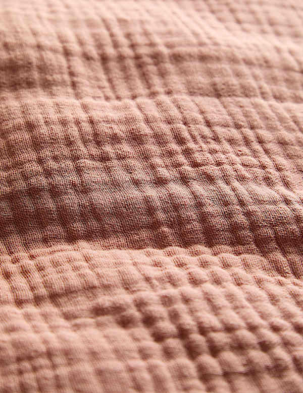 Pure Cotton Muslin Deep Fitted Sheet - HU