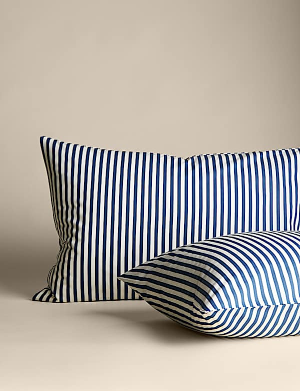 סט מצעים מתערובת כותנה עם פסים - IL