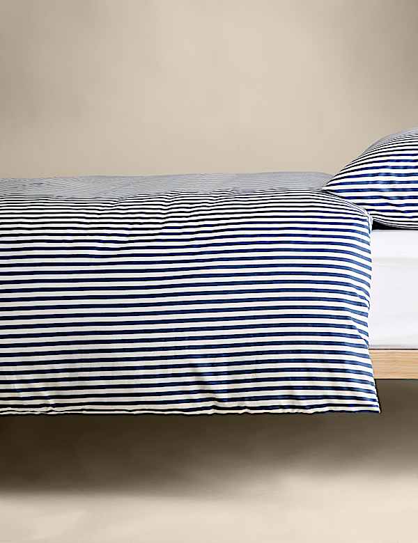 סט מצעים מתערובת כותנה עם פסים - IL