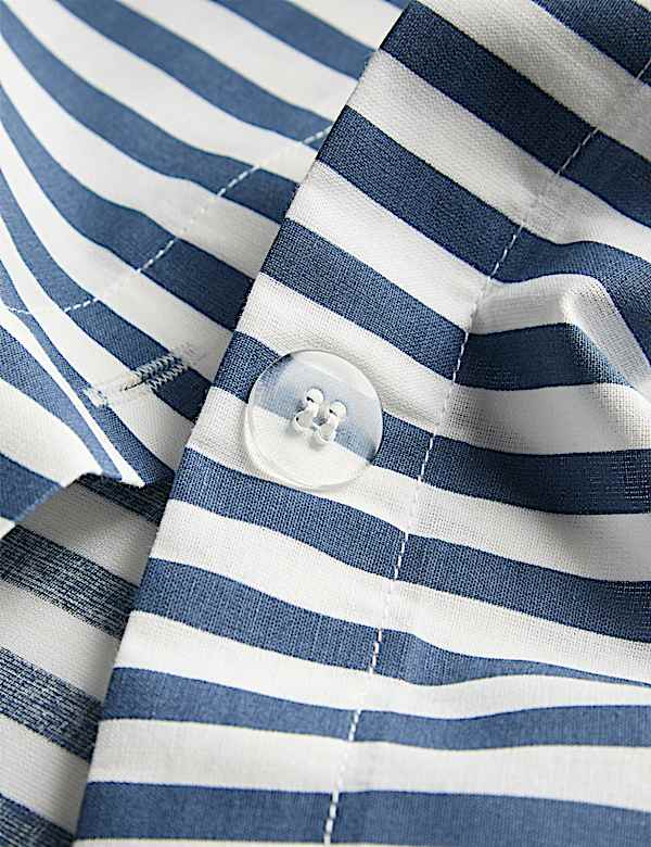 סט מצעים מתערובת כותנה עם פסים - IL