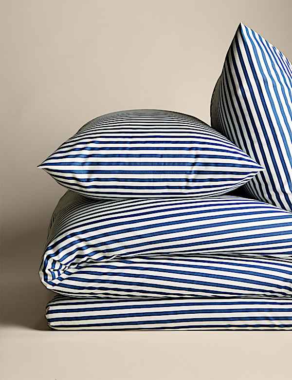 סט מצעים מתערובת כותנה עם פסים - IL