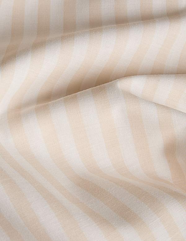 Cotton Blend Striped Bedding Set - FI