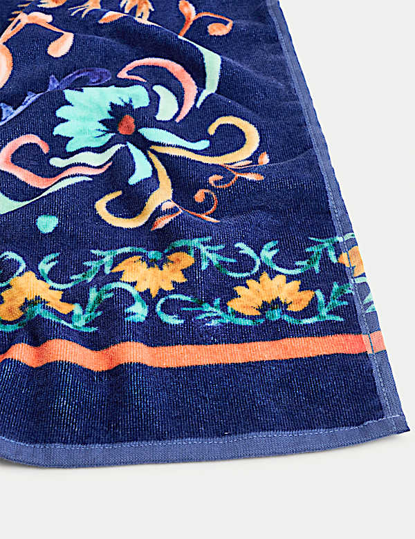 Pure Cotton Monkey Print Beach Towel - GR