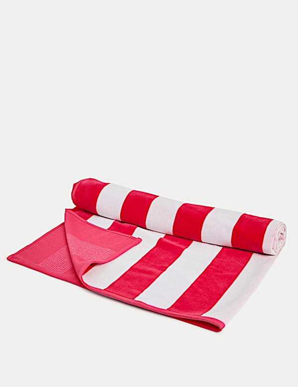 Pure Cotton Extra Large Striped Beach Towel - SK