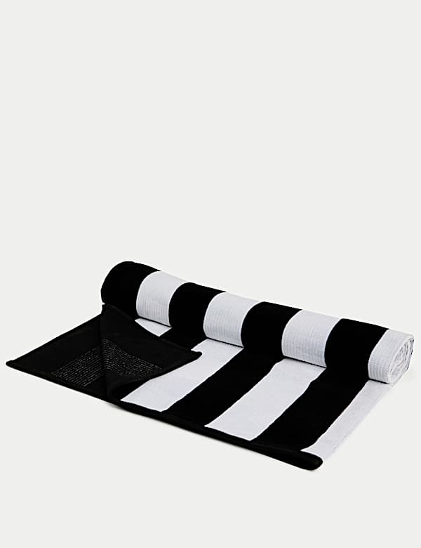 Pure Cotton Extra Large Striped Beach Towel - AT