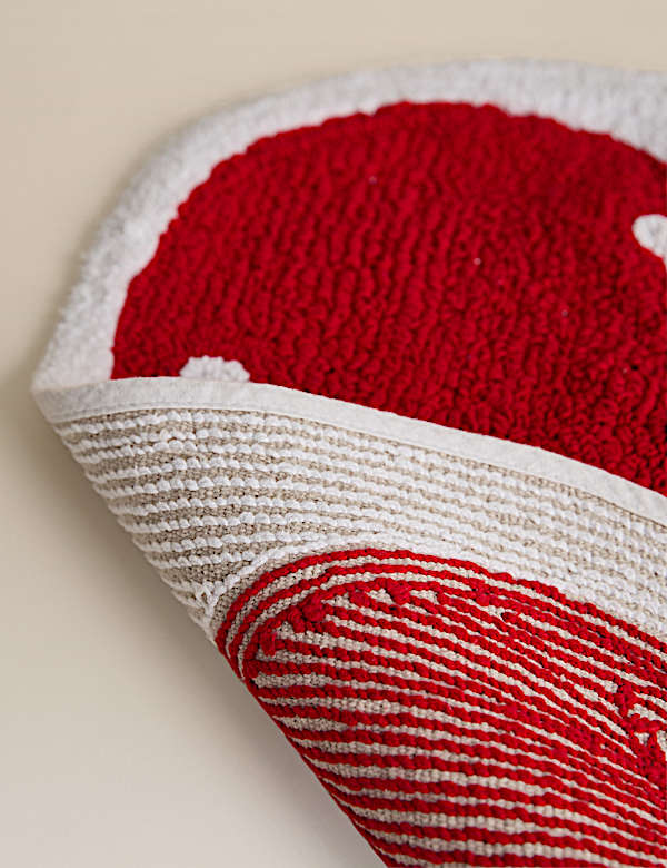 Pure Cotton Cherry Bath Mat - DK