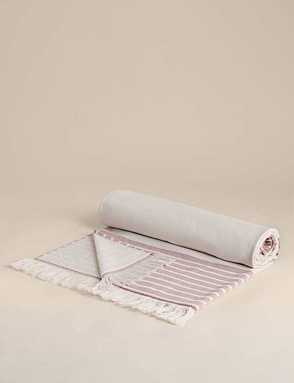 Carenesse Serviette De Hammam Classique à Carreaux Noir, 80 X 170