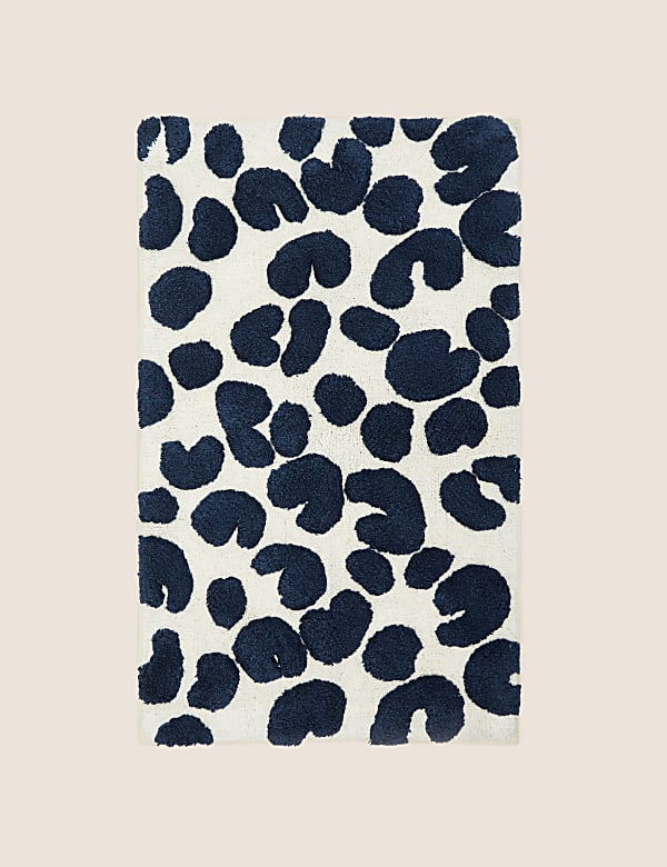 Pure Cotton Leopard Bath Mat