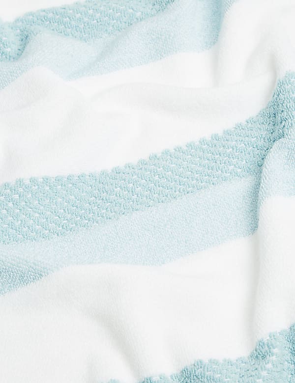 Pure Cotton Striped Textured Towel - NZ