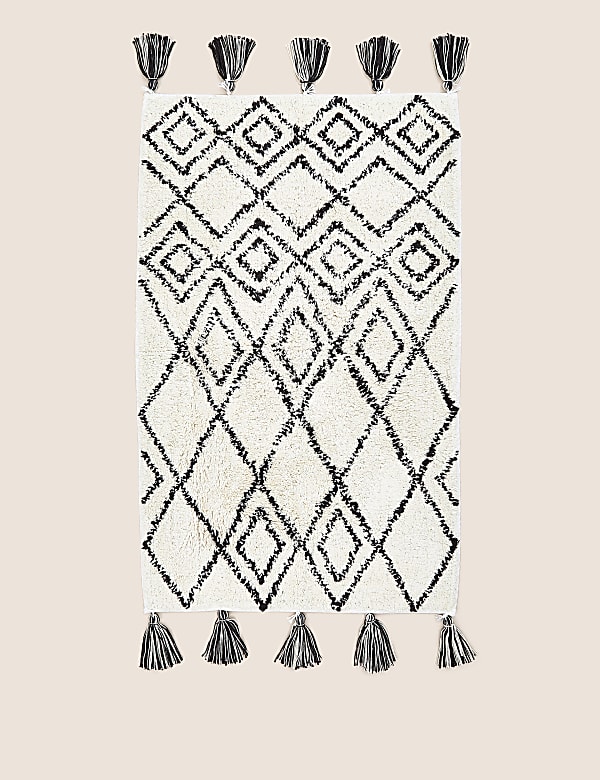 Pure Cotton Aztec Bath Mat
