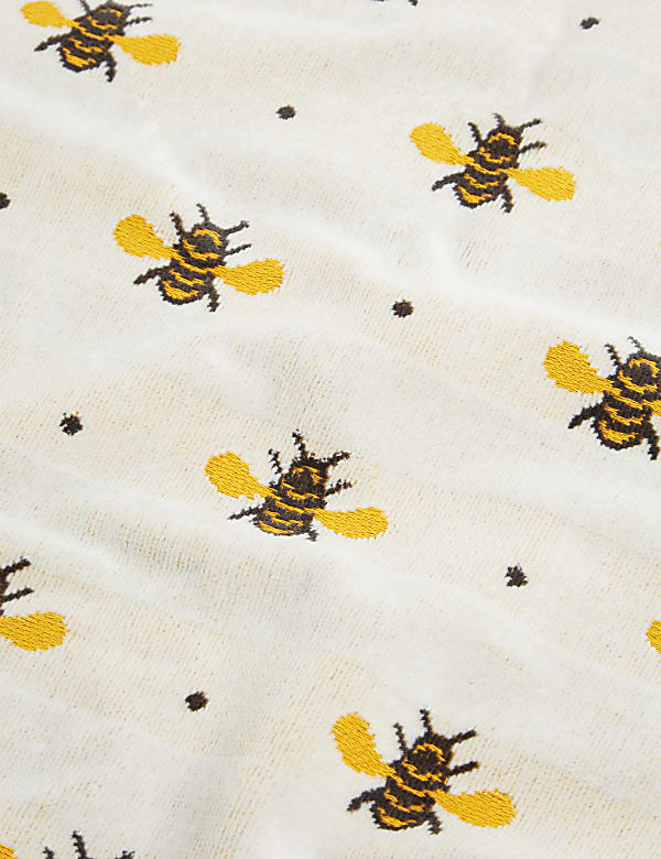 Set of 2 Pure Cotton Bee Towels - RO