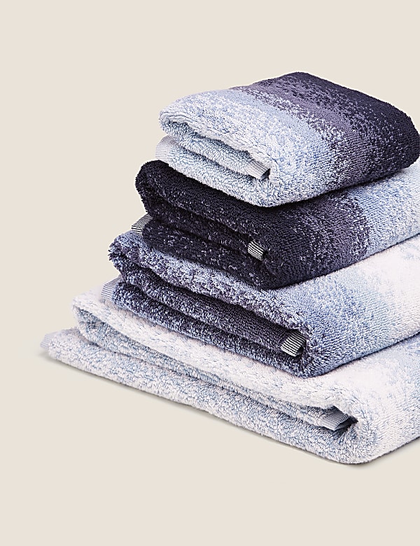 Buy Pure Cotton Ombre Luxury Design Towel at Marks Spencer