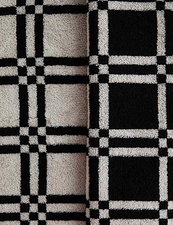 Kelly Hoppen Pure Cotton Geometric Towel - BN