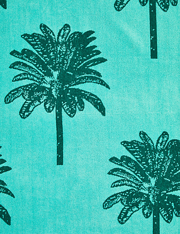 Pure Cotton Palm Beach Towel
