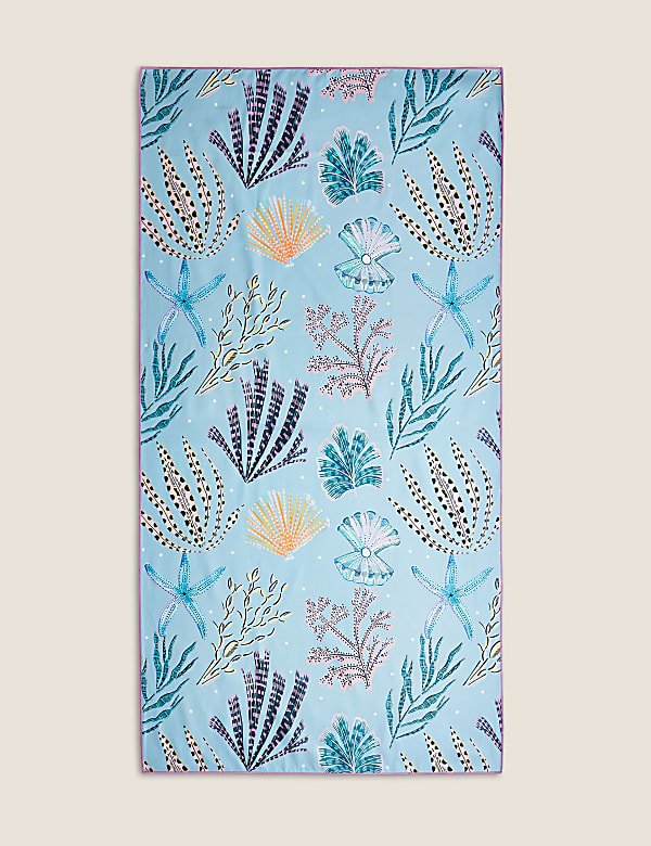 Microfibre Coral Beach Towel - PL