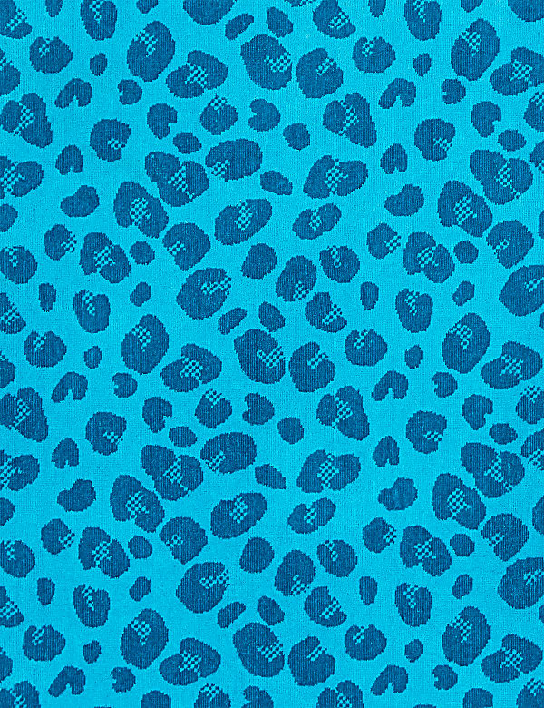 Pure Cotton Leopard Print Beach Towel