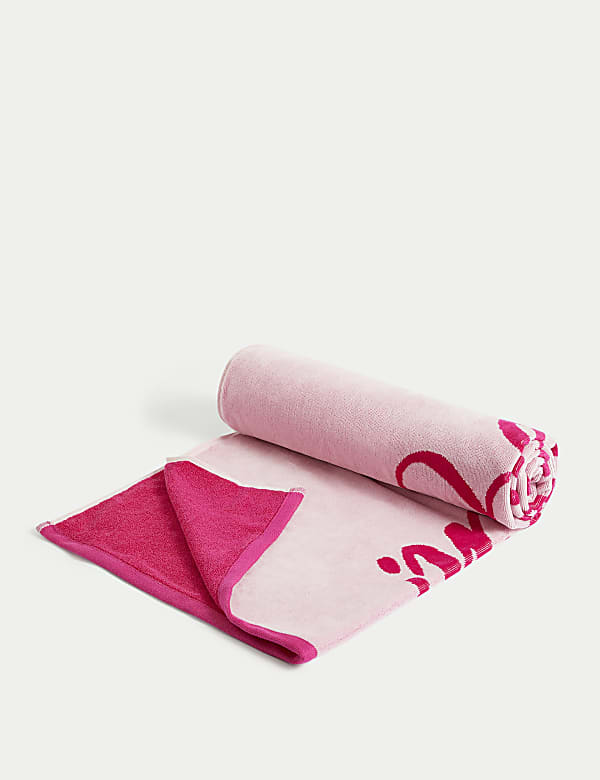 Pure Cotton Slogan Beach Towel - CH