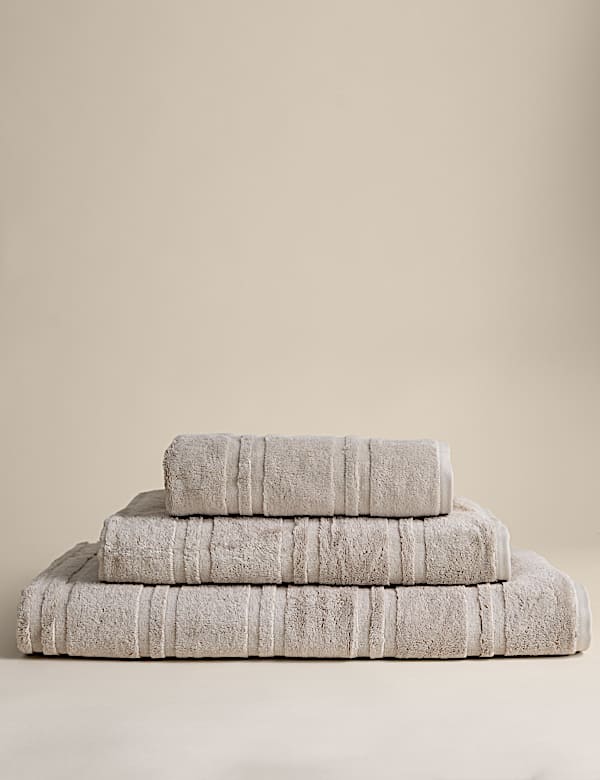 Luxury Egyptian Cotton Striped Towel - GR