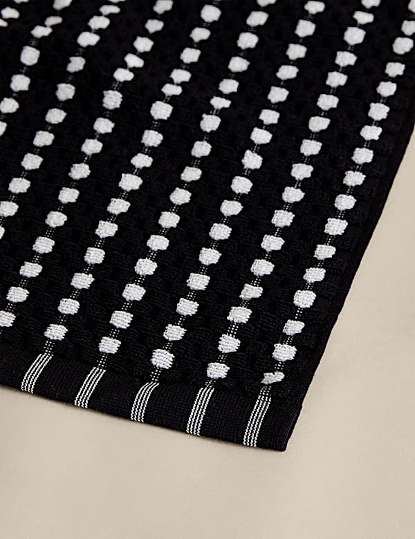 Pure Cotton Spotty Striped Towel - LT