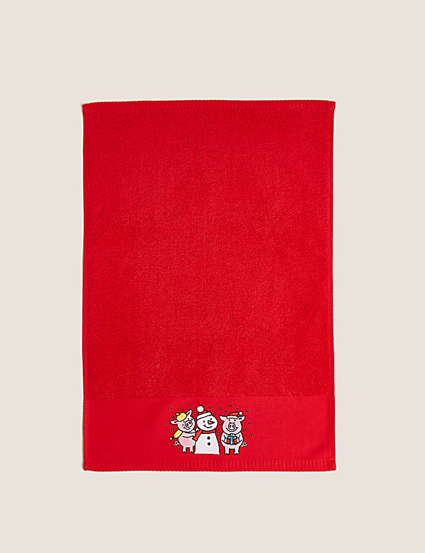 Set of 2 Pure Cotton Percy Pig™ Towels - NZ