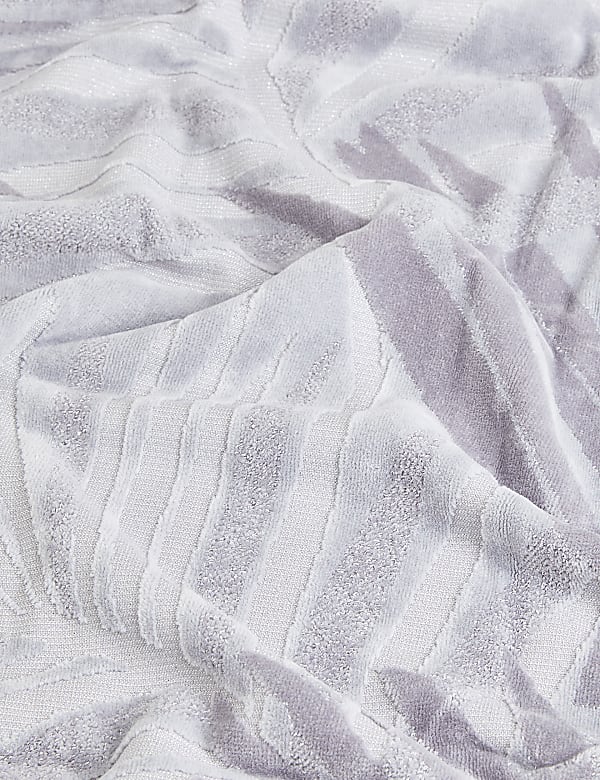 Cotton Rich Palm Shimmer Towel