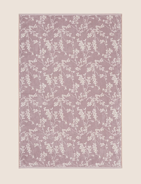 Super Soft Pure Cotton Floral Jacquard Towel
