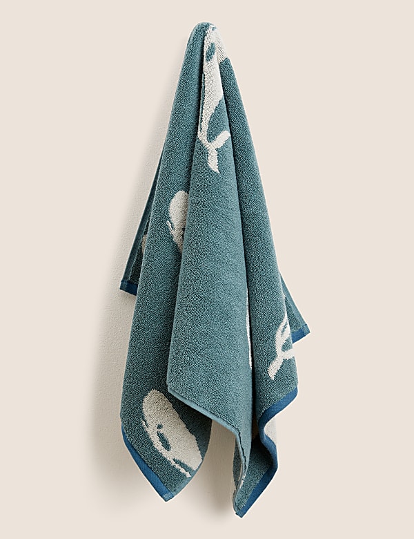 Pure Cotton Whale Towel - MV