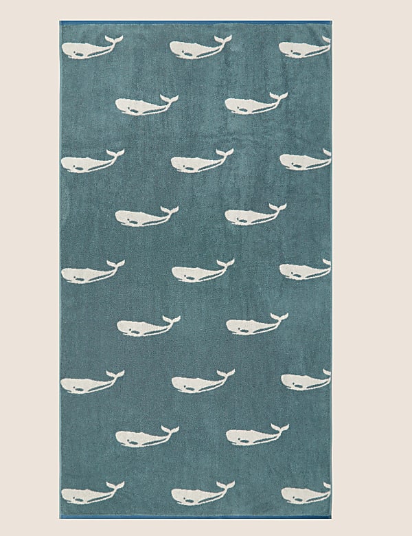 Pure Cotton Whale Towel - MV