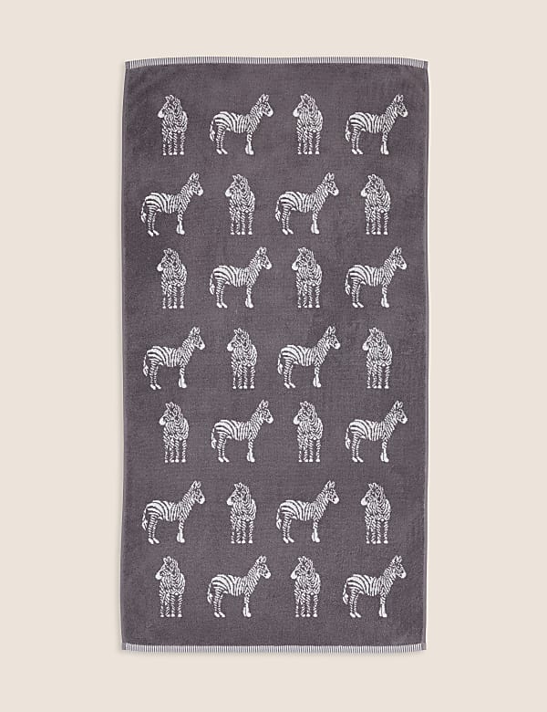 Pure Cotton Zebra Towel