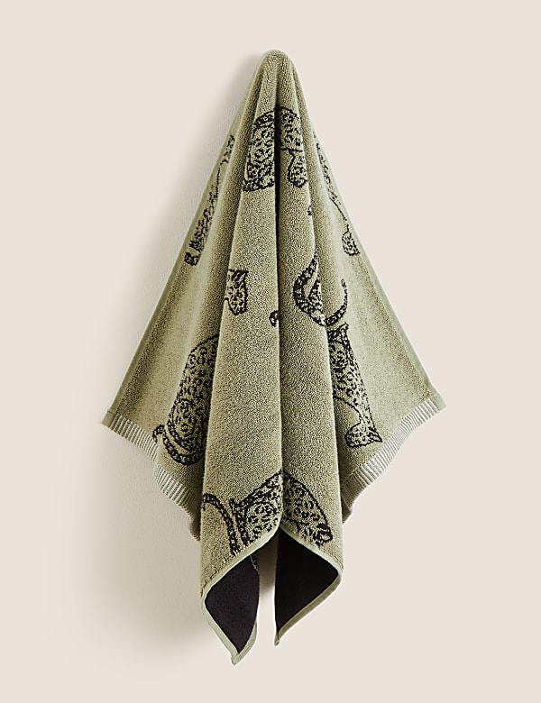 Pure Cotton Leopard Towel